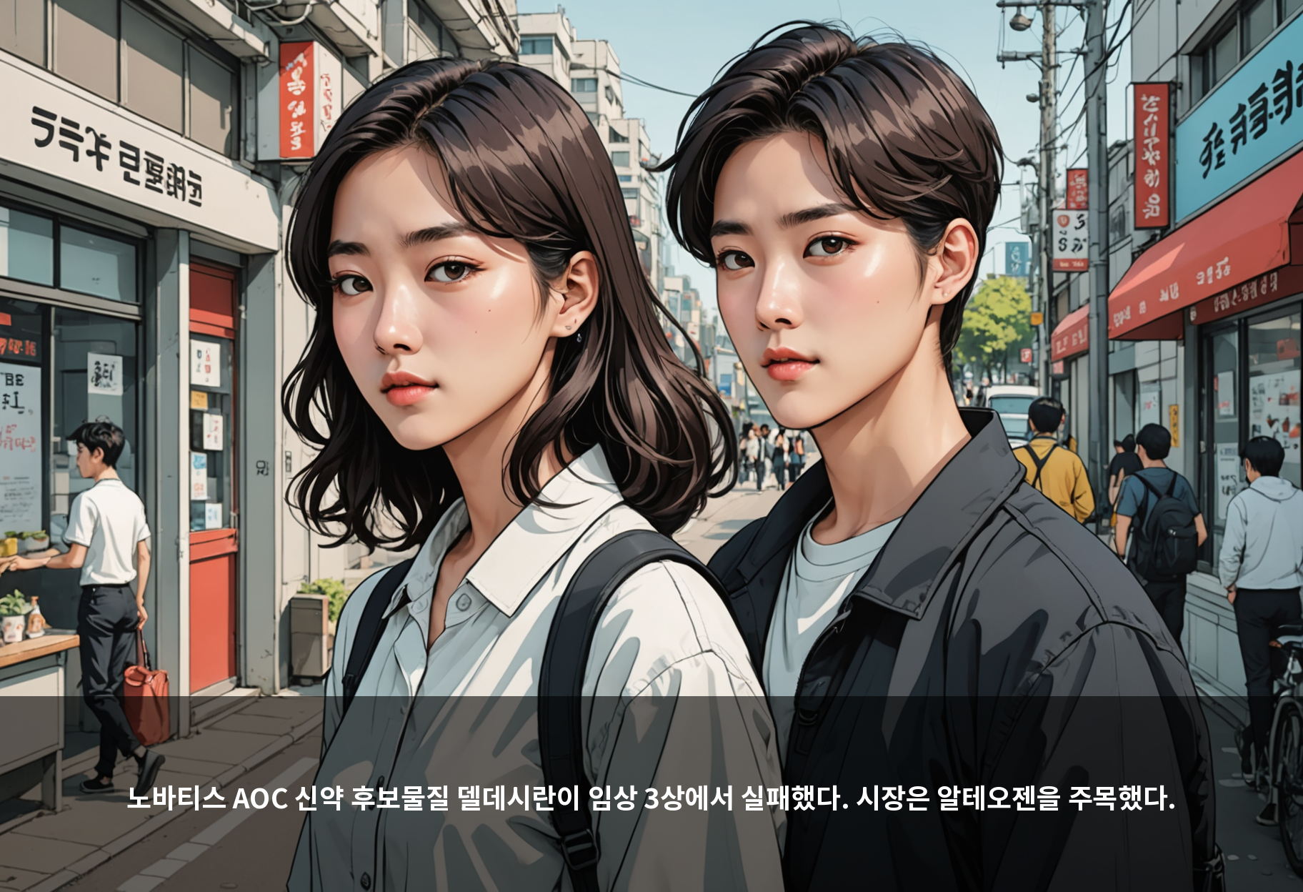 노바티스 AOC 신약 후보물질 델데시란이 임상 3상에서 실패했다. 시장은 알테오젠을 주목했다.