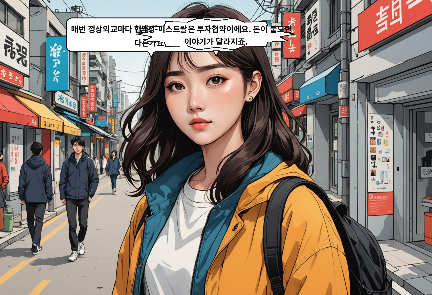 A: 매번 정상외교마다 협약 체결하는데, 이번엔 뭐가 다른가요? B: 삼성-미스트랄은 투자협약이에요. 돈이 붙으면 이야기가 달라지죠.