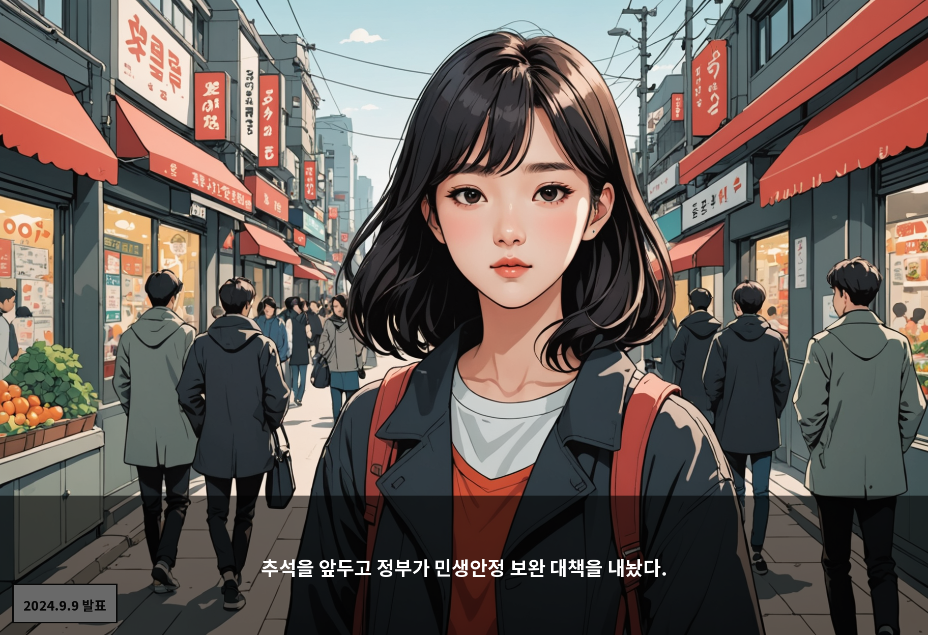 추석을 앞두고 정부가 민생안정 보완 대책을 내놨다.