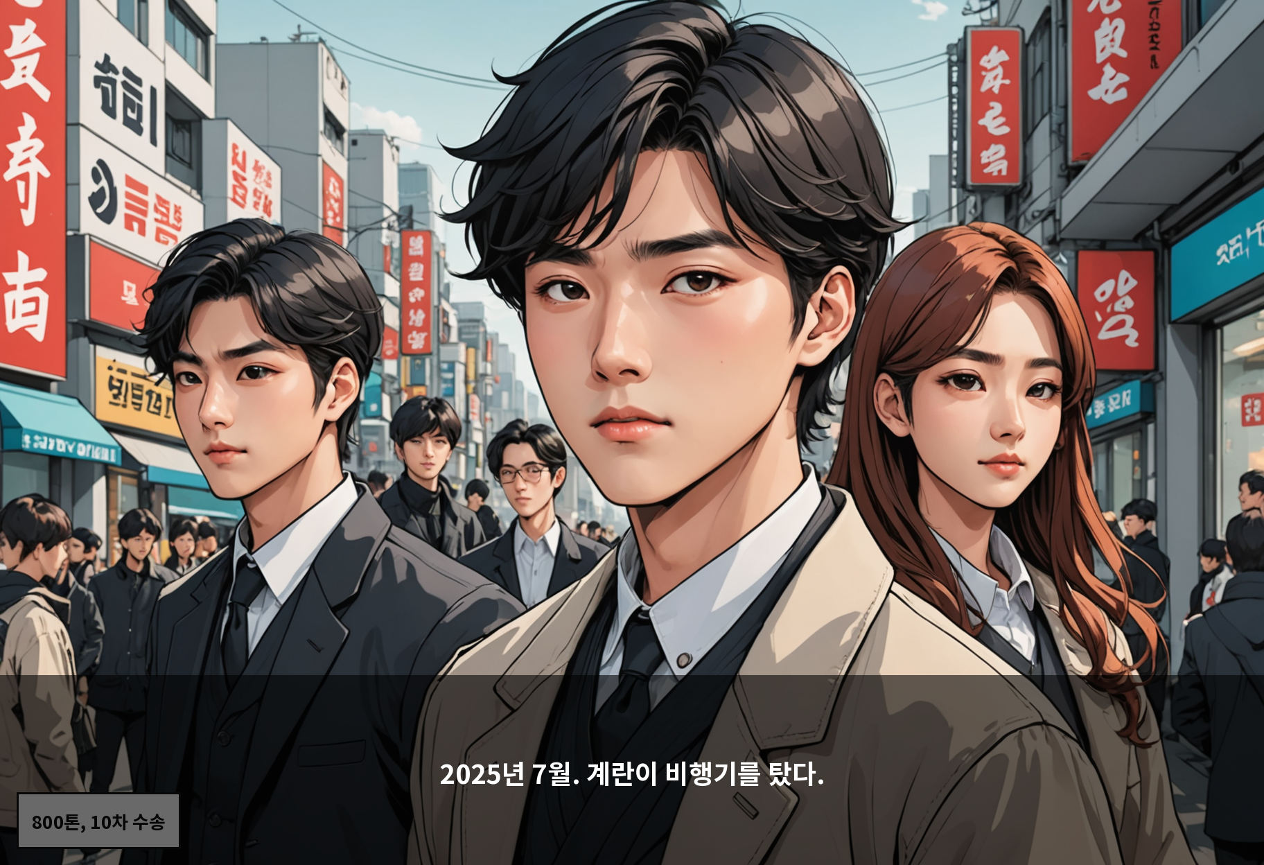 2025년 7월. 계란이 비행기를 탔다.