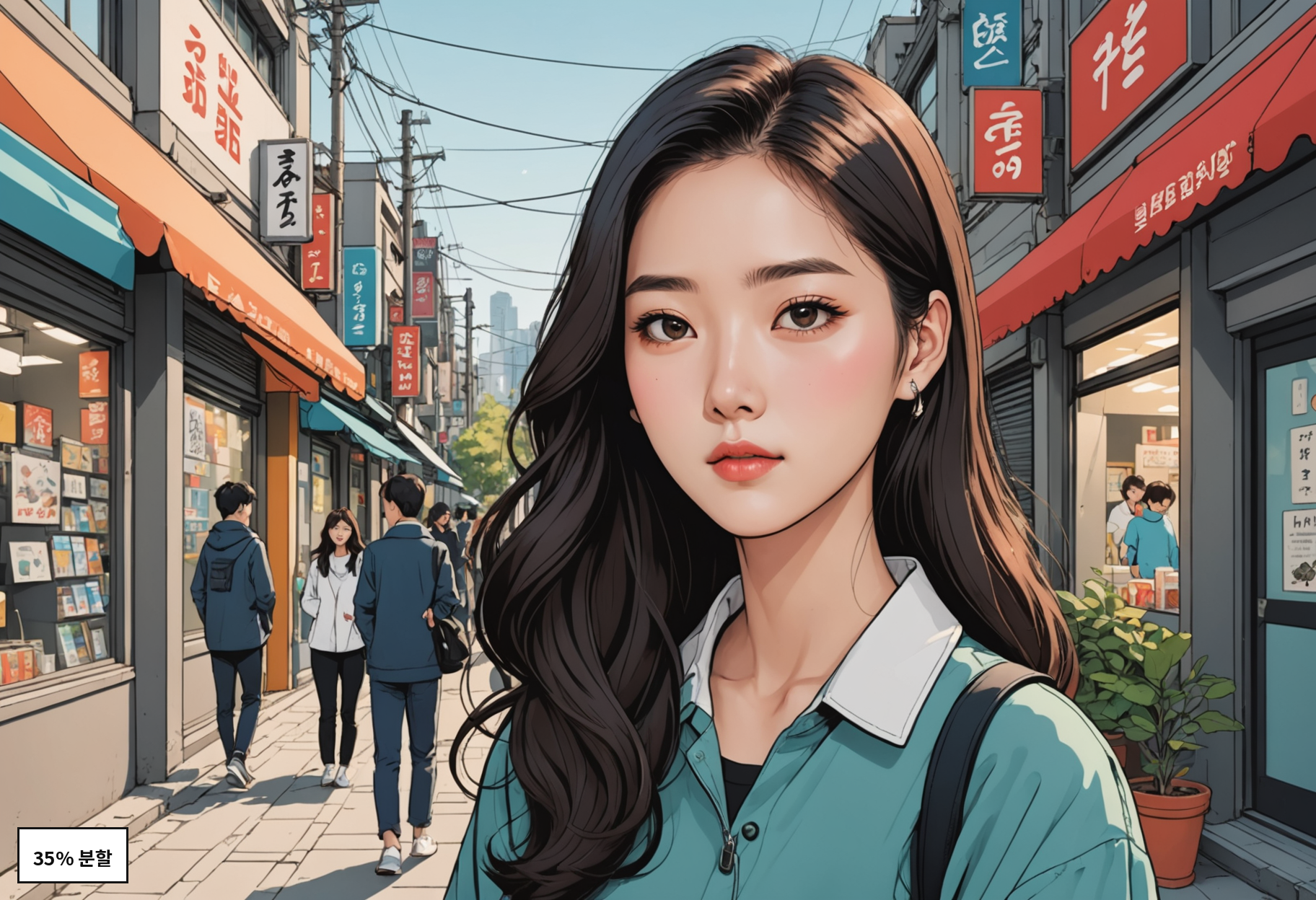 35% 분할