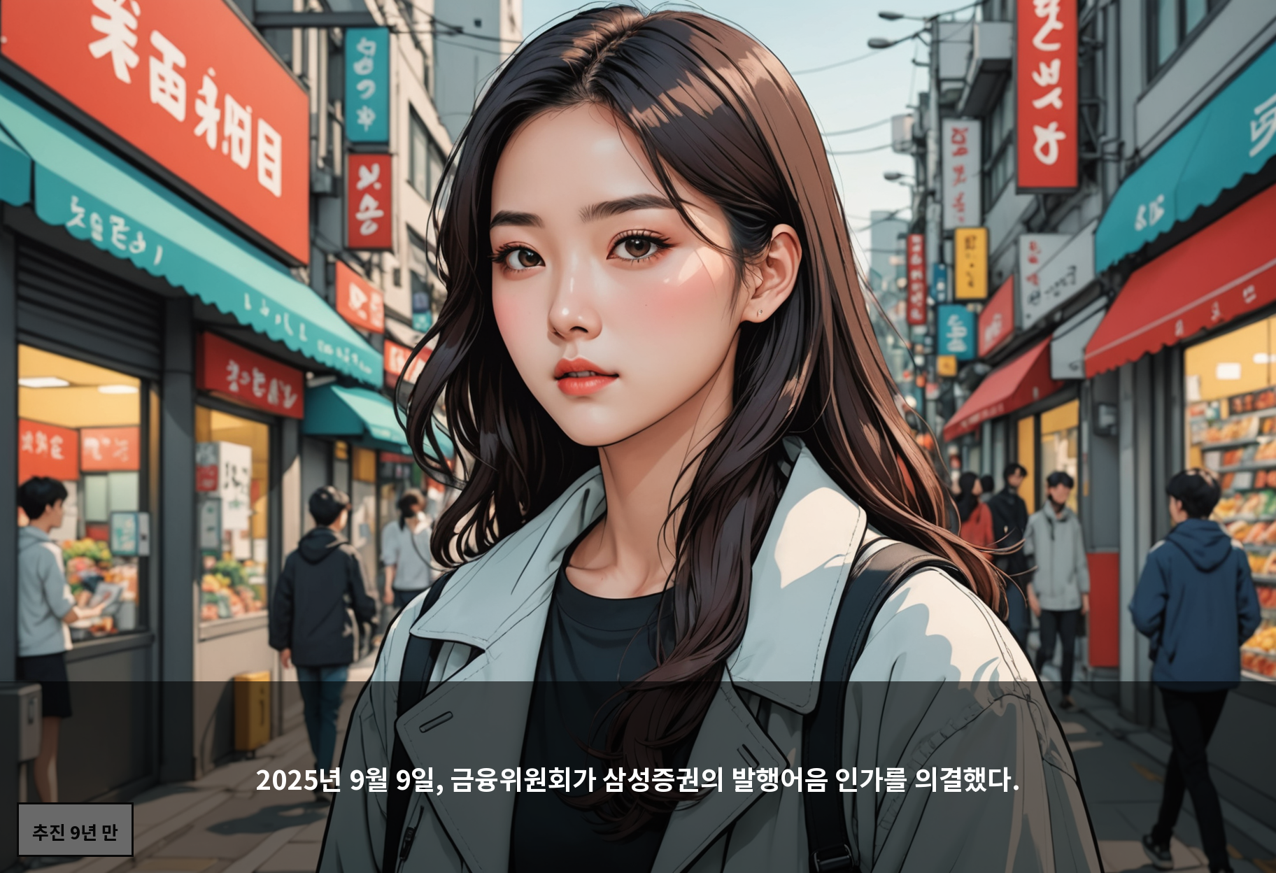 2025년 9월 9일, 금융위원회가 삼성증권의 발행어음 인가를 의결했다.