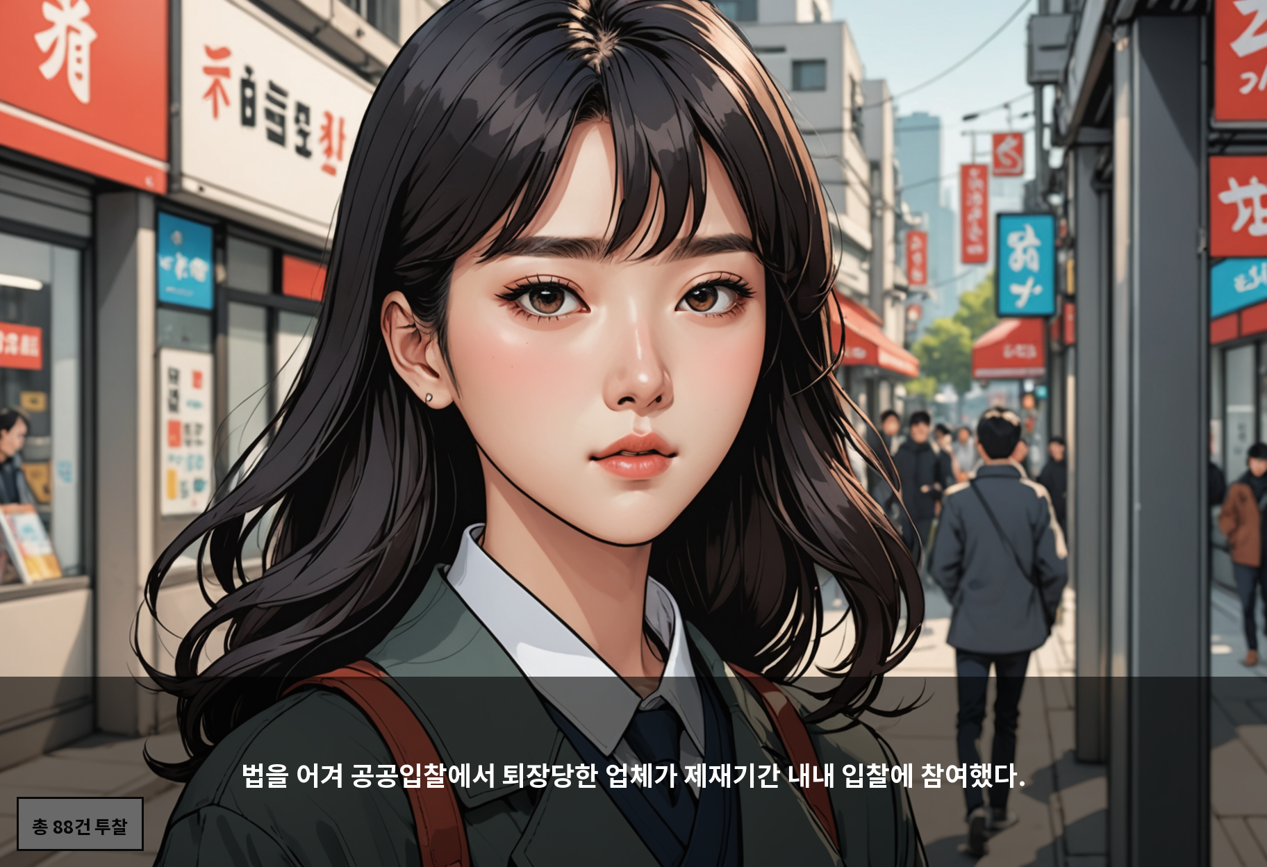 법을 어겨 공공입찰에서 퇴장당한 업체가 제재기간 내내 입찰에 참여했다.