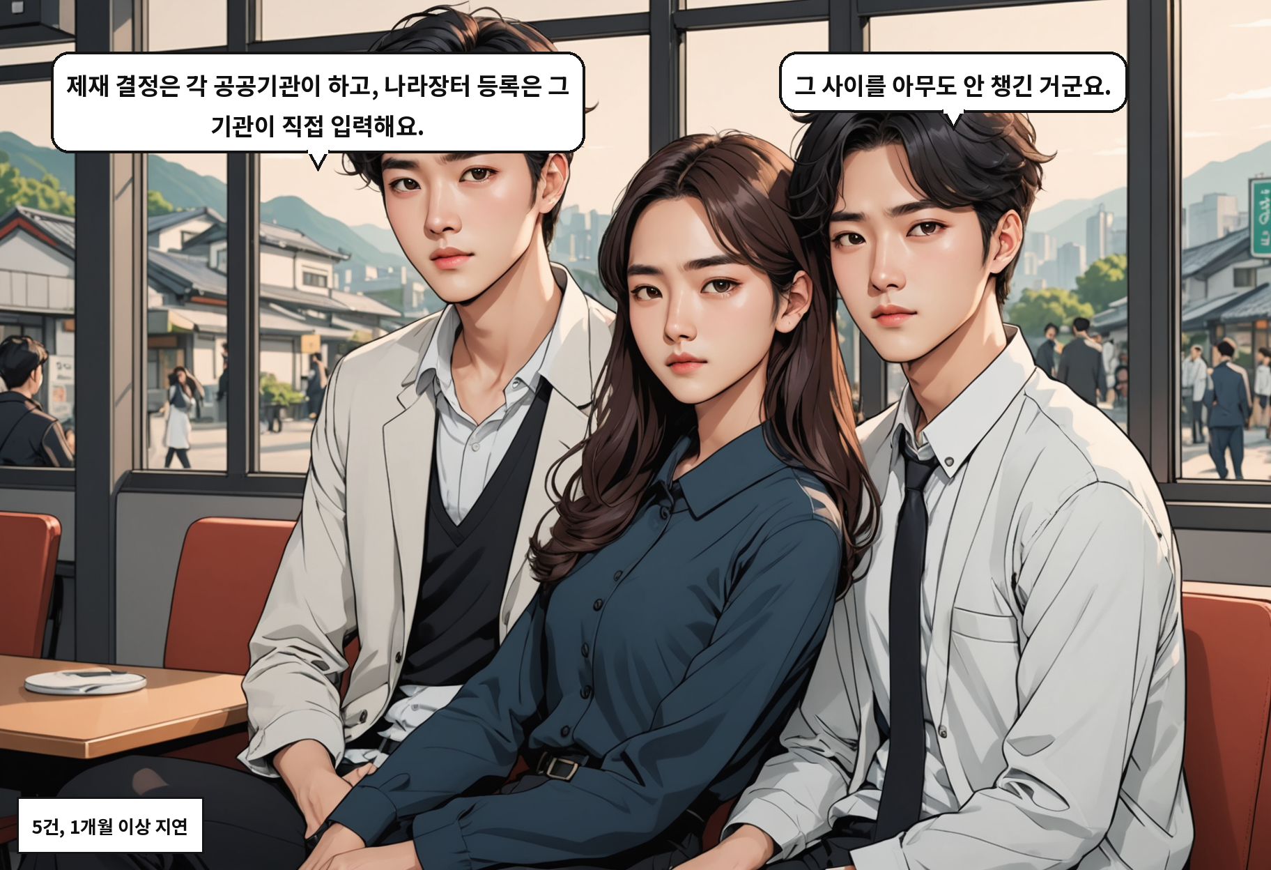 B: 제재 결정은 각 공공기관이 하고, 나라장터 등록은 그 기관이 직접 입력해요. A: 그 사이를 아무도 안 챙긴 거군요.