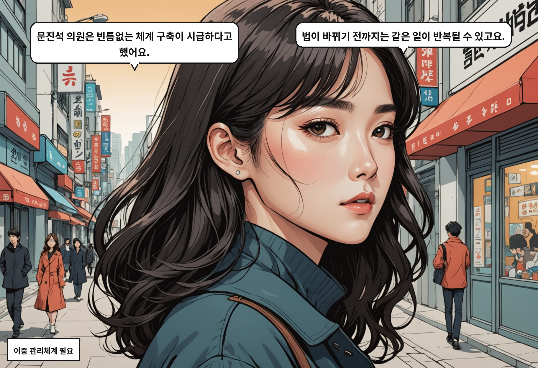 B: 문진석 의원은 빈틈없는 체계 구축이 시급하다고 했어요. A: 법이 바뀌기 전까지는 같은 일이 반복될 수 있고요.