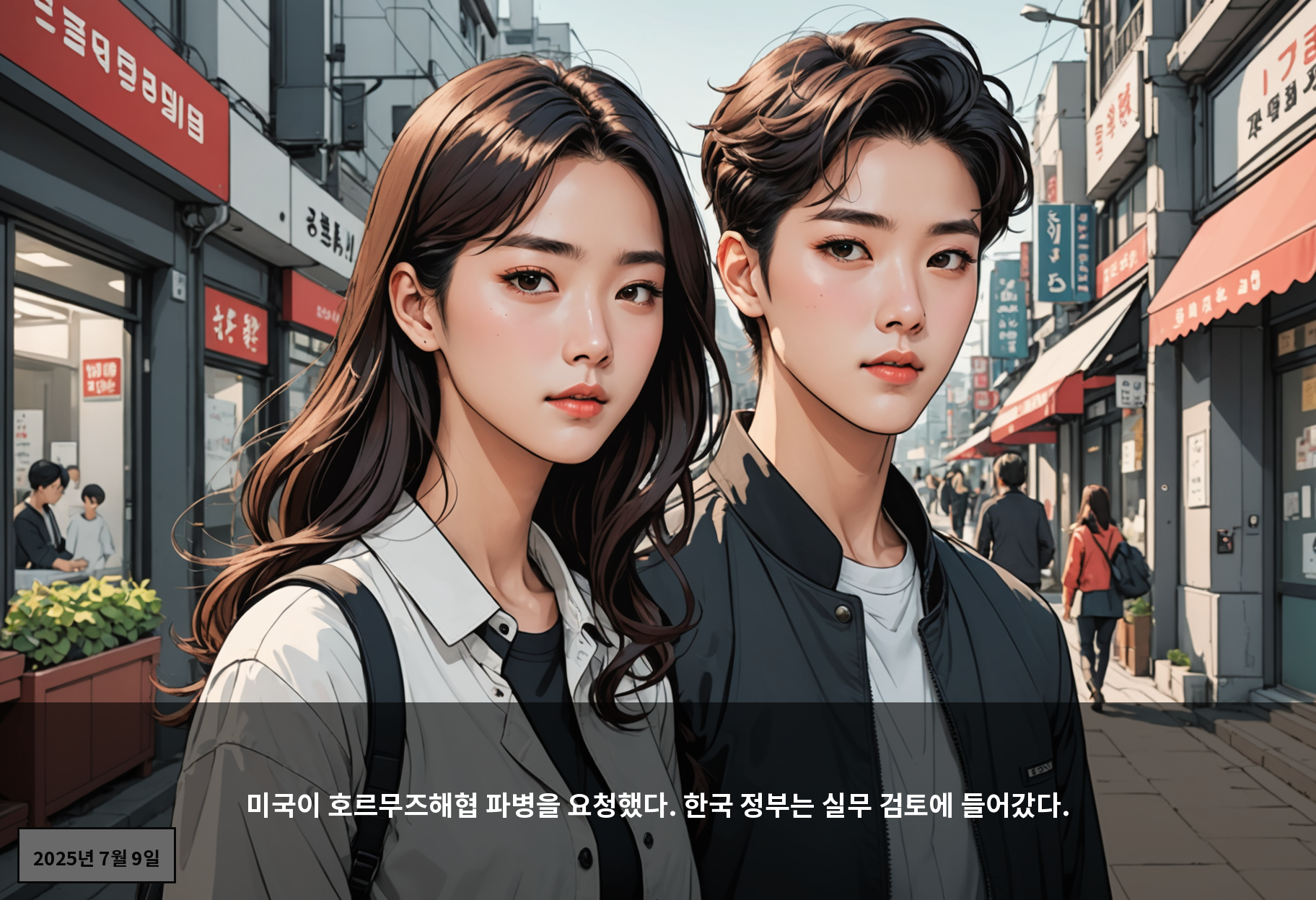 미국이 호르무즈해협 파병을 요청했다. 한국 정부는 아직 결정하지 않았다.
