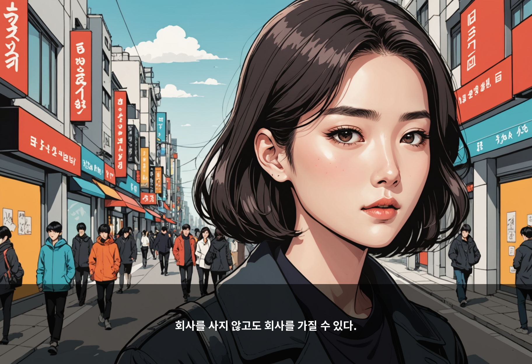 회사를 사지 않고도 회사를 가질 수 있다.