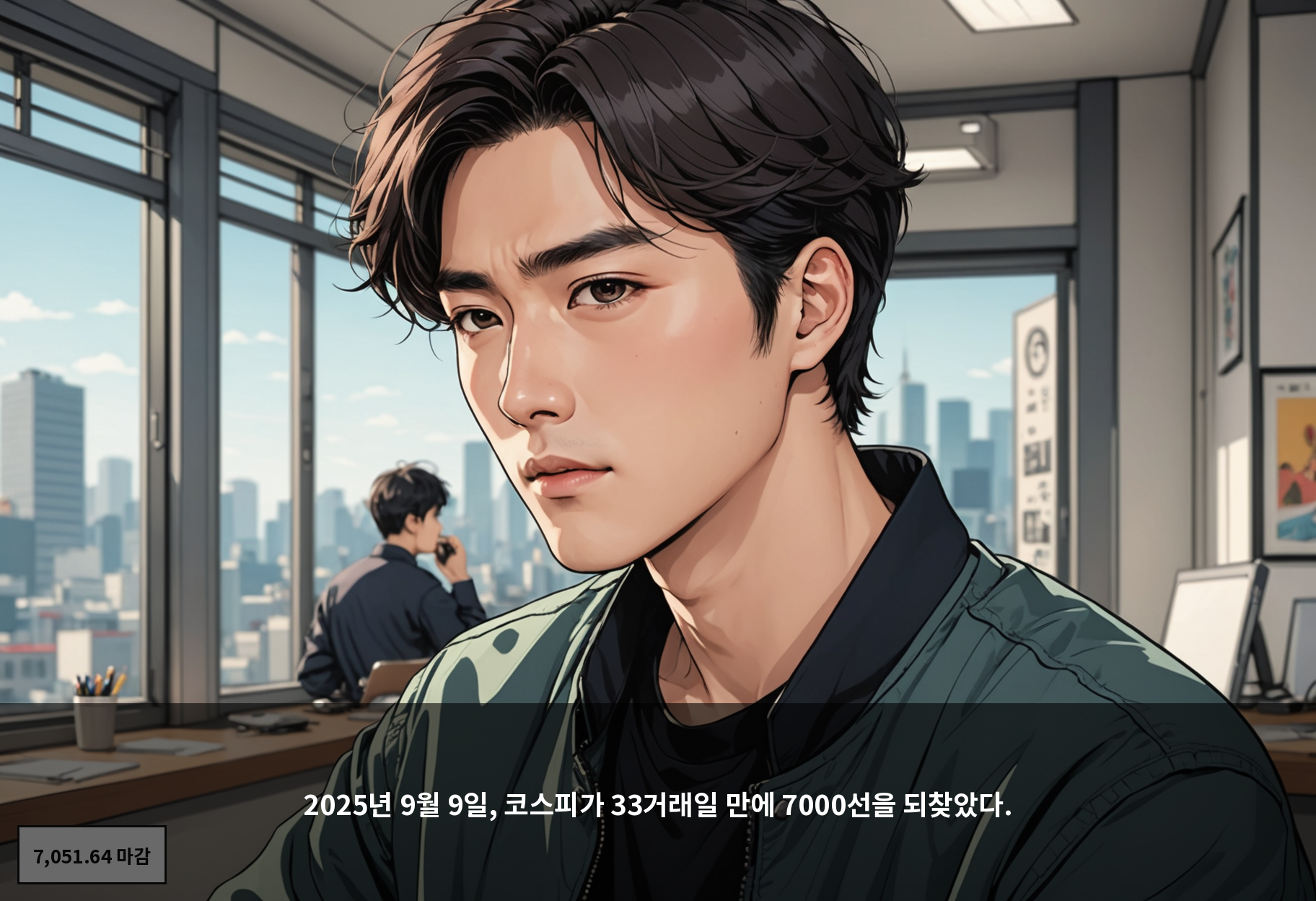 2025년 9월 9일, 코스피가 33거래일 만에 7000선을 되찾았다.