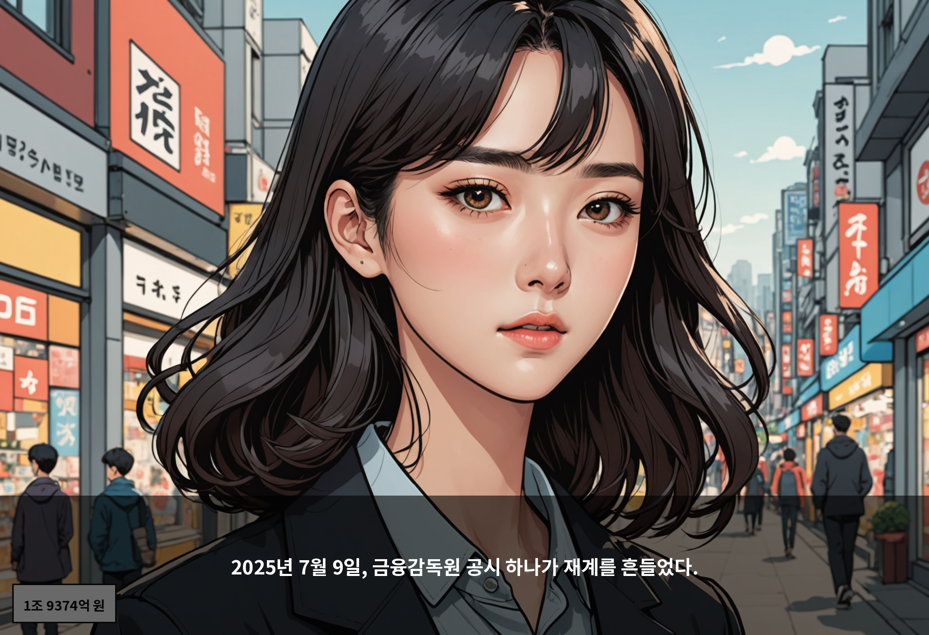 2025년 7월 9일, 금융감독원 공시 하나가 재계를 흔들었다.