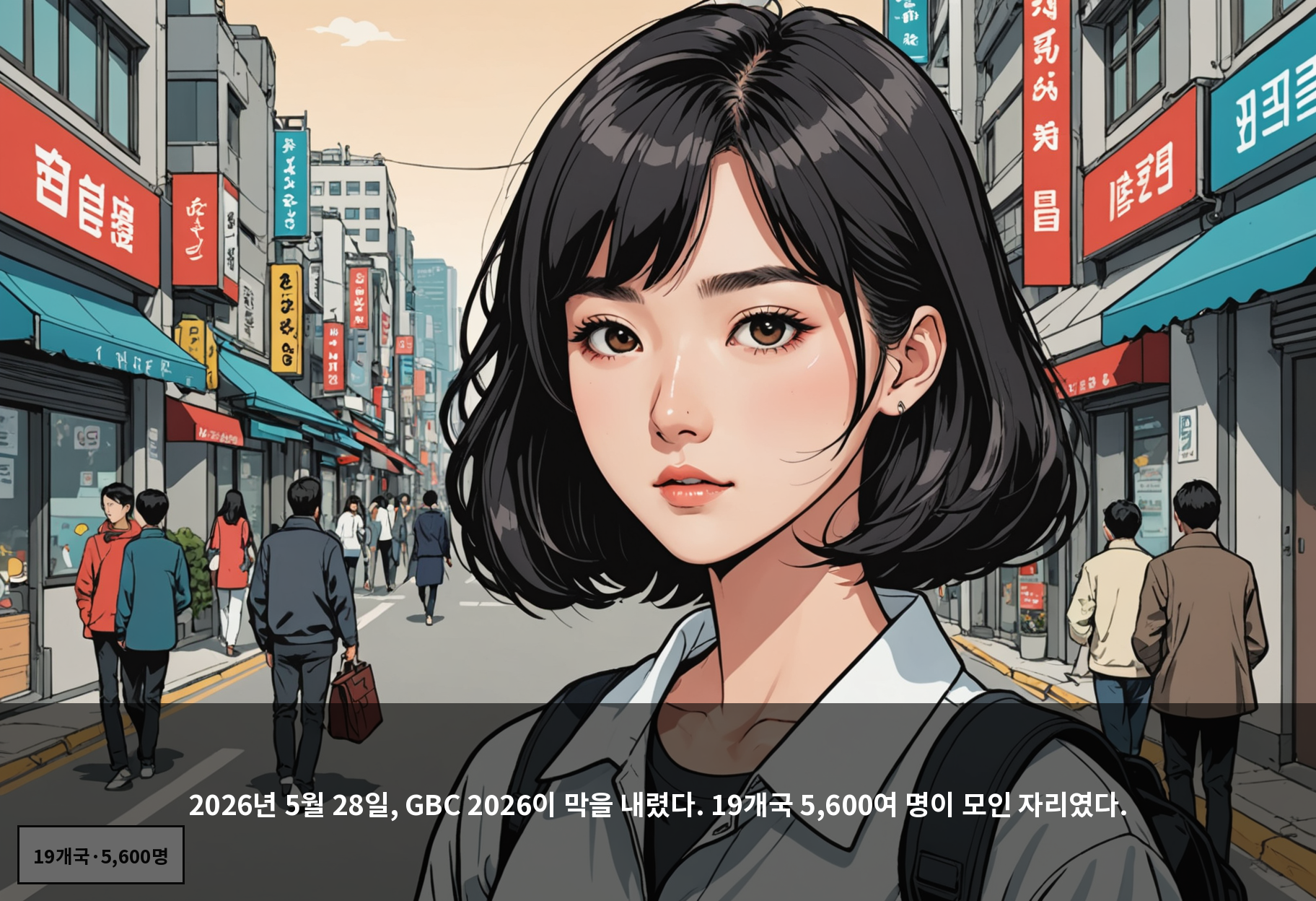 2026년 5월 28일, GBC 2026이 막을 내렸다. 19개국 5,600여 명이 모인 자리였다.