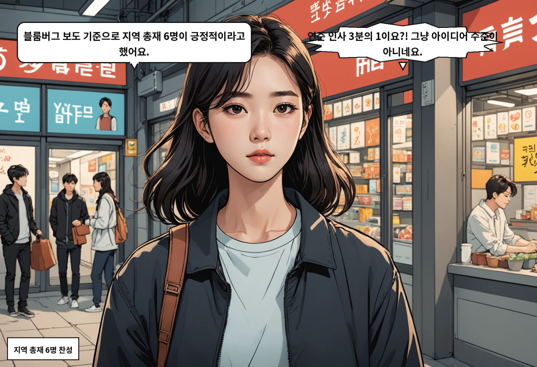 B: 블룸버그 보도 기준으로 지역 총재 6명이 긍정적이라고 했어요. A: 연준 인사 3분의 1이요?! 그냥 아이디어 수준이 아니네요.