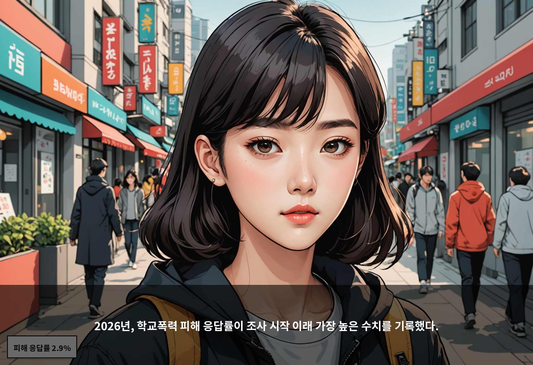 2026년, 학교폭력 피해 응답률이 조사 시작 이래 가장 높은 수치를 기록했다.