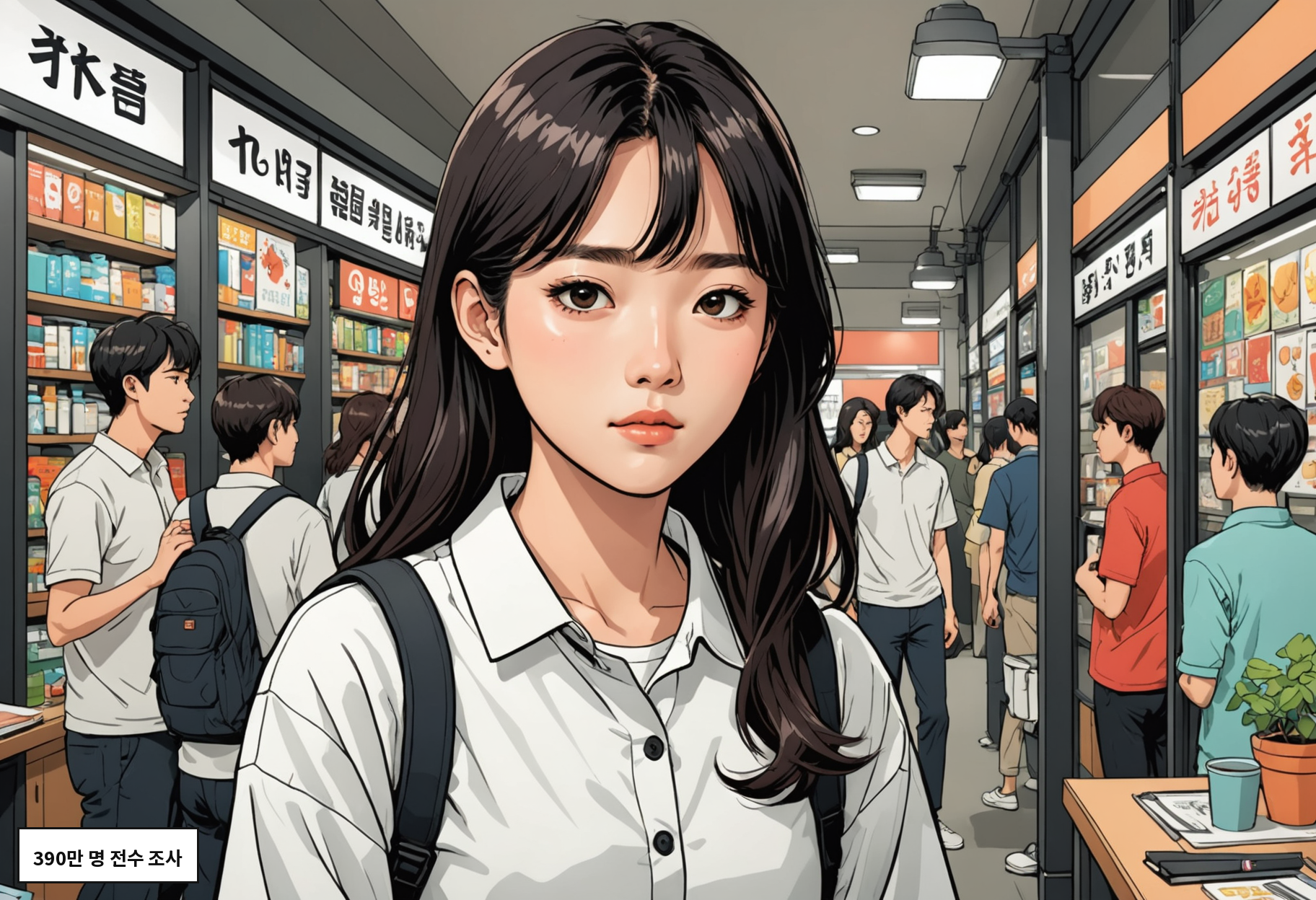 390만 명 전수 조사