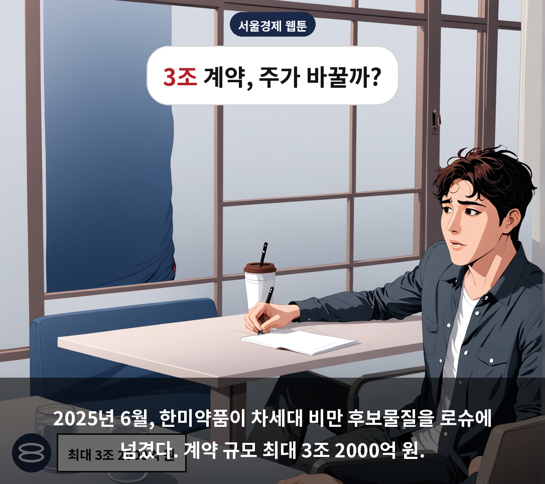 2025년 6월, 한미약품이 차세대 비만 후보물질을 로슈에 넘겼다. 계약 규모 최대 3조 2000억 원.