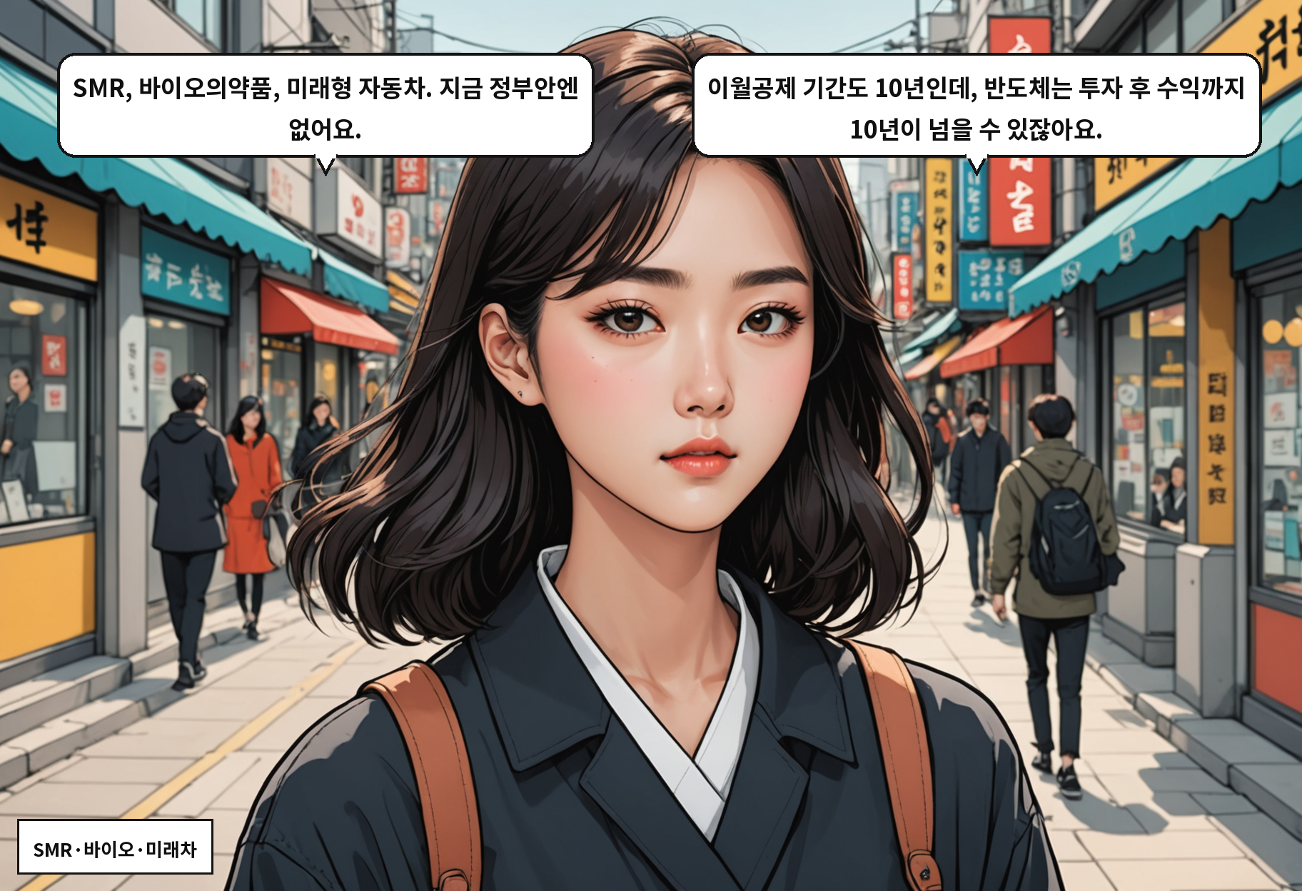 B: SMR, 바이오의약품, 미래형 자동차. 지금 정부안엔 없어요. A: 이월공제 기간도 10년인데, 반도체는 투자 후 수익까지 10년이 넘을 수 있잖아요.
