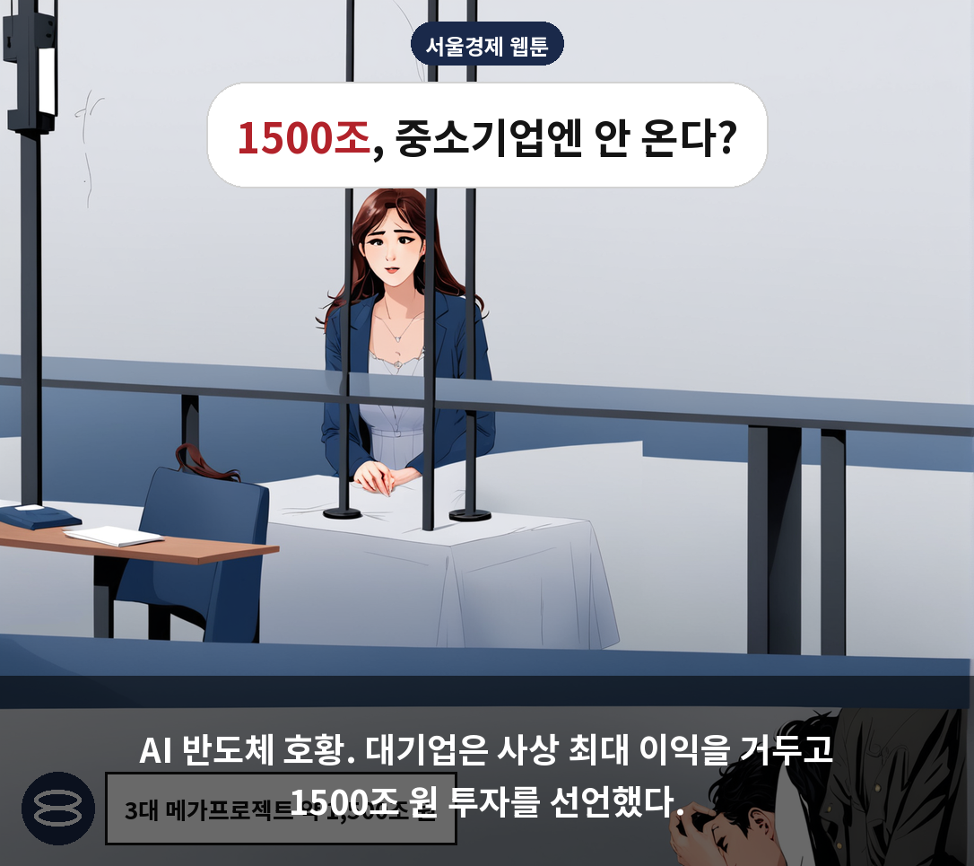 AI 반도체 호황. 대기업은 사상 최대 이익을 거두고 1500조 원 투자를 선언했다.