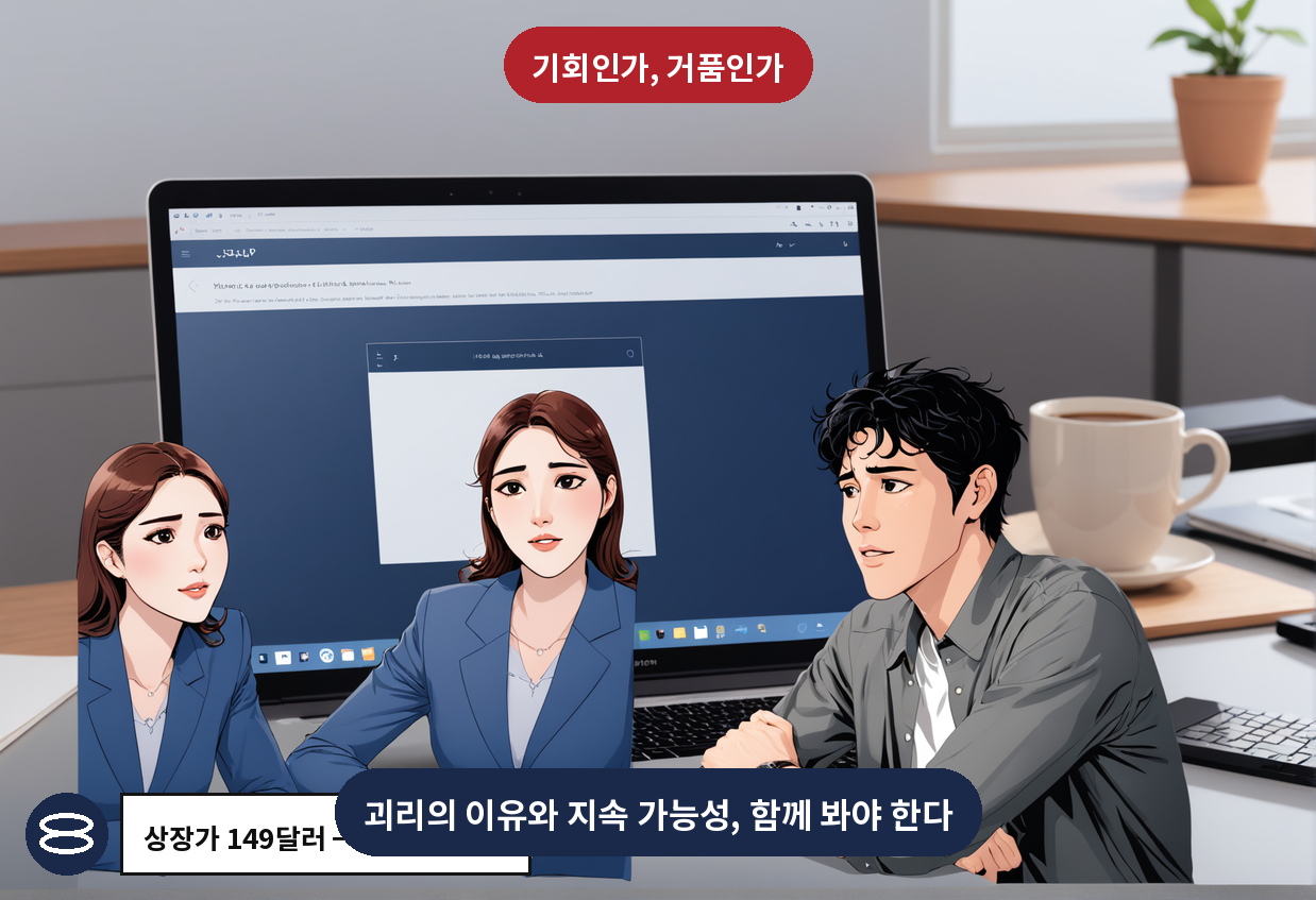 상장가 149달러 → 198.63달러