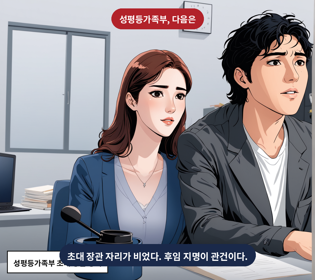 성평등가족부 초대 장관 공석