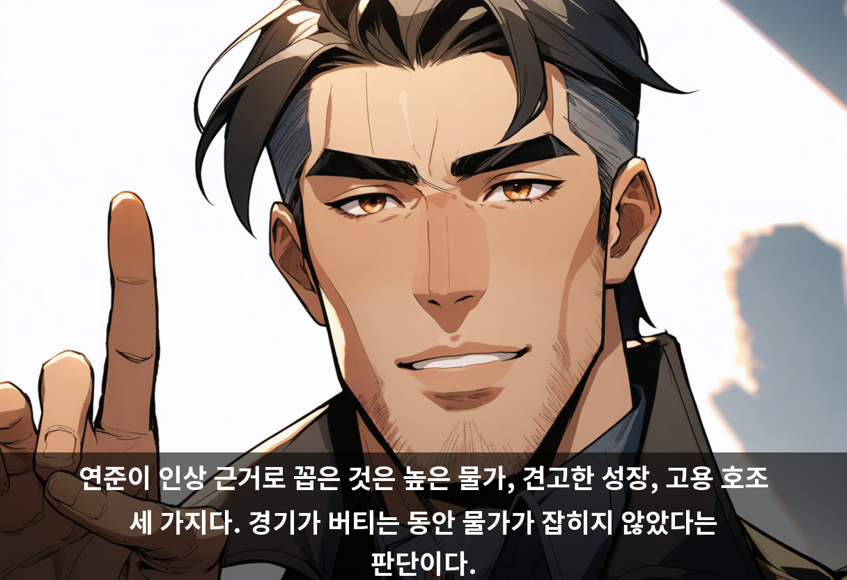 연준이 인상 근거로 꼽은 것은 높은 물가, 견고한 성장, 고용 호조 세 가지다. 경기가 버티는 동안 물가가 잡히지 않았다는 판단이다.