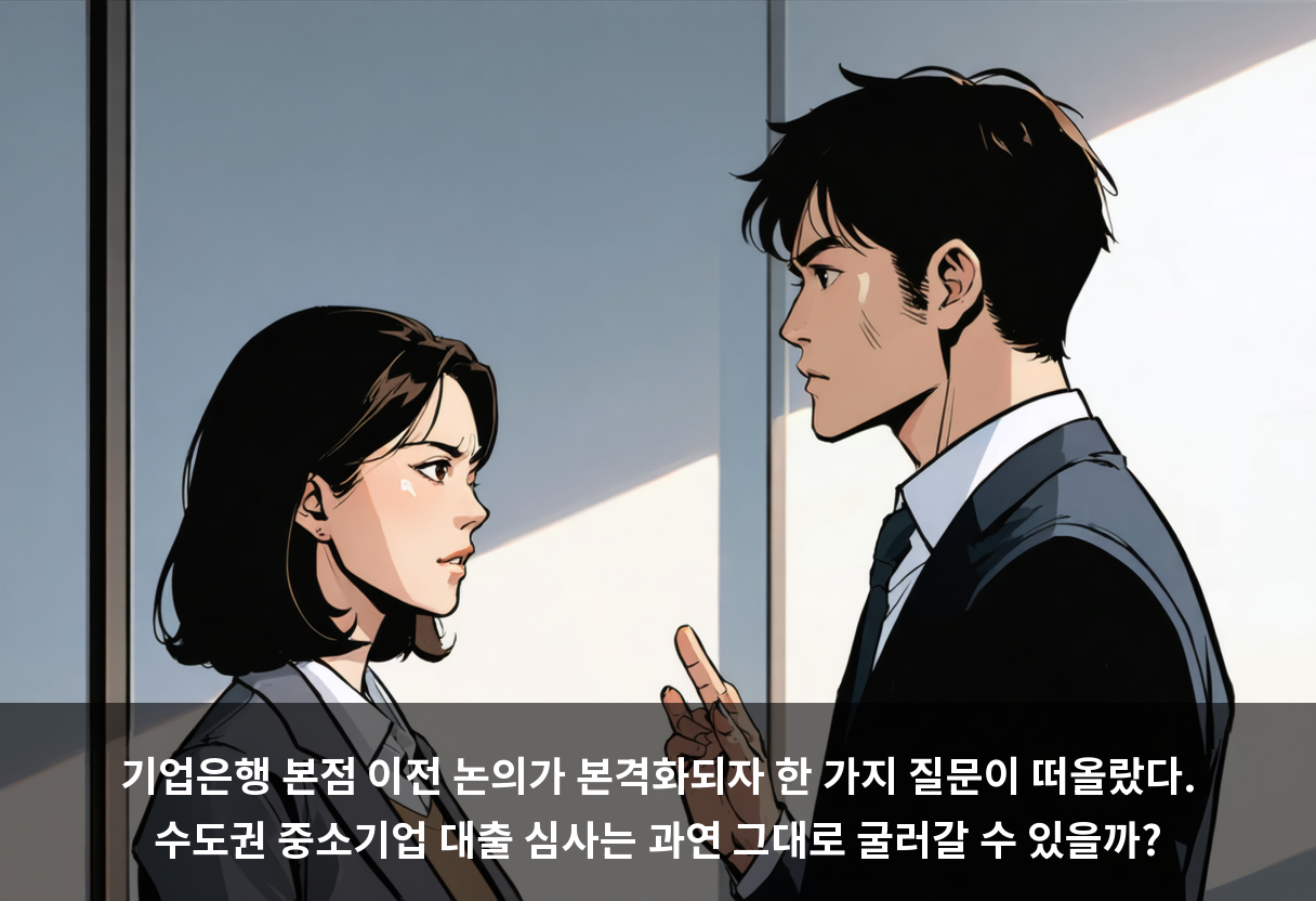 기업은행 본점 이전 논의가 본격화되자 한 가지 질문이 떠올랐다. 수도권 중소기업 대출 심사는 과연 그대로 굴러갈 수 있을까?