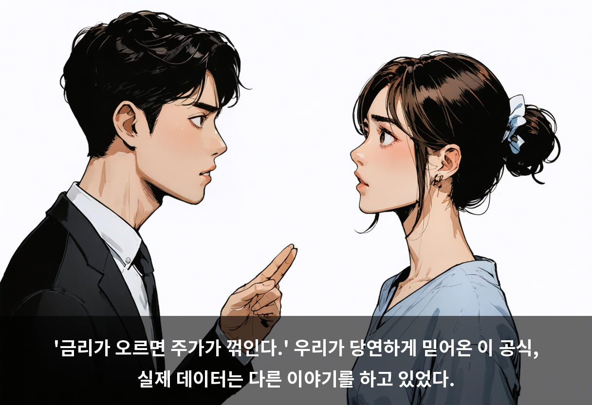 닷컴버블 금리 뛸 때 주가는 2배 올랐다