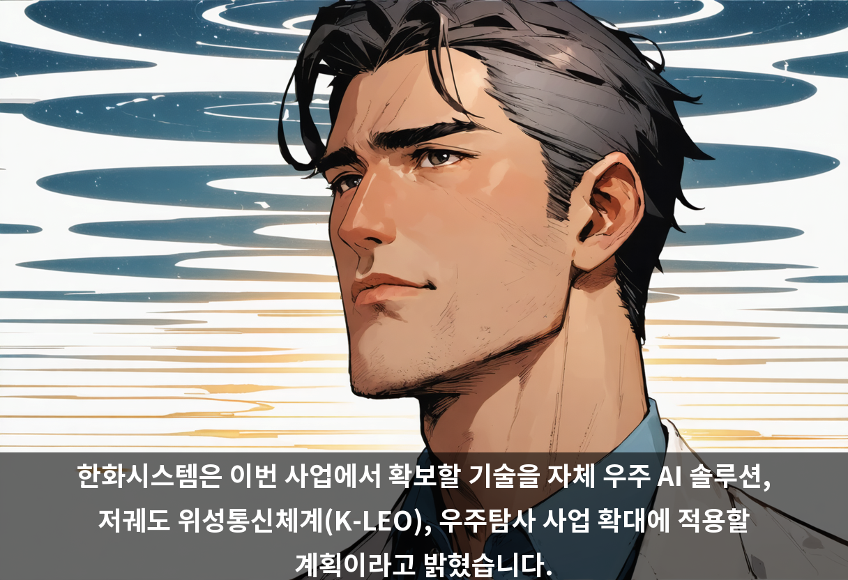 한화시스템은 이번 사업에서 확보할 기술을 자체 우주 AI 솔루션, 저궤도 위성통신체계(K-LEO), 우주탐사 사업 확대에 적용할 계획이라고 밝혔습니다.
