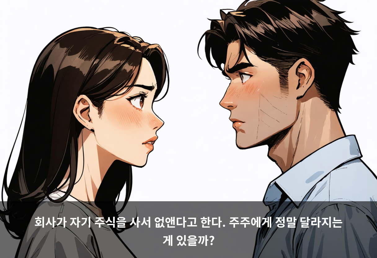 회사가 자기 주식을 사서 없앤다고 한다. 주주에게 정말 달라지는 게 있을까?
