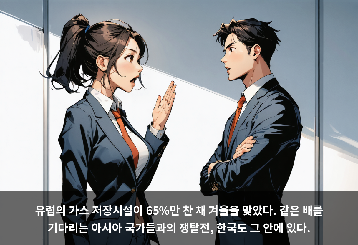 유럽 가스 창고는 65%만 찼는데, SK이노베이션은 이미 지분을 갖고 있었습니다 🧊