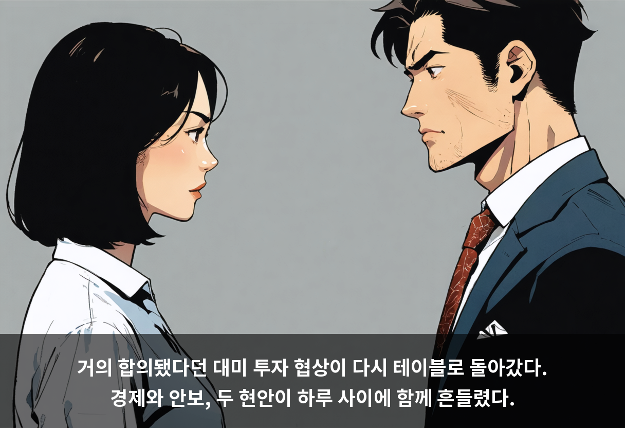 합의됐다던 대미 투자, 이재명 대통령이 다시 협상 중이라고 했습니다 📝