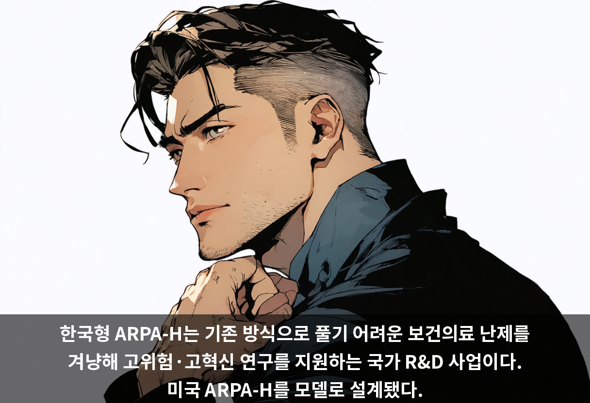 한국형 ARPA-H는 기존 방식으로 풀기 어려운 보건의료 난제를 겨냥해 고위험·고혁신 연구를 지원하는 국가 R&D 사업이다. 미국 ARPA-H를 모델로 설계됐다.