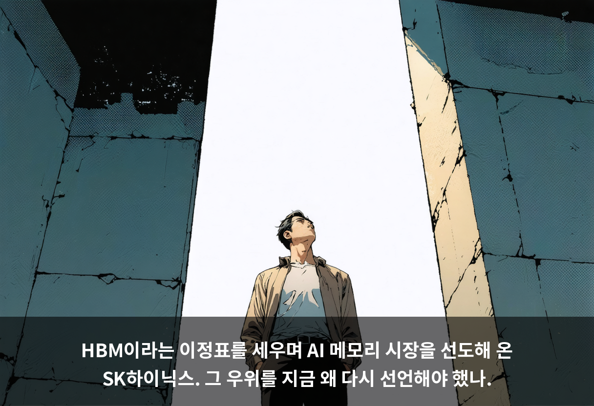 HBM이라는 이정표를 세우며 AI 메모리 시장을 선도해 온 SK하이닉스. 그 우위를 지금 왜 다시 선언해야 했나.