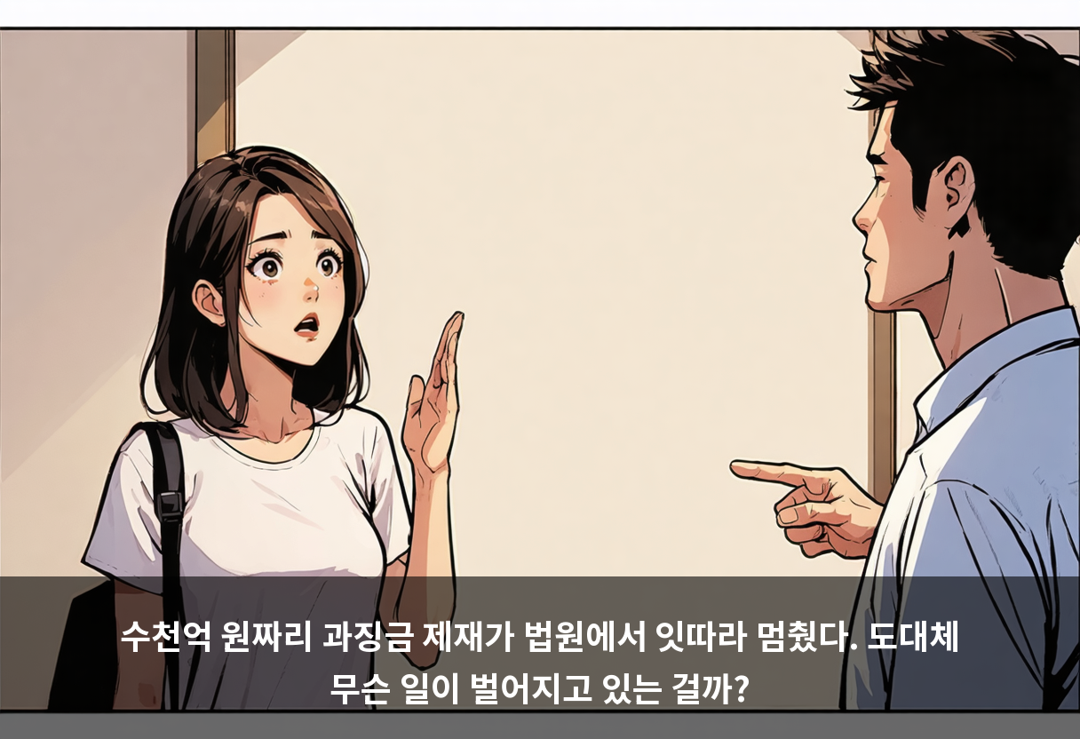수천억 원짜리 과징금 제재가 법원에서 잇따라 멈췄다. 도대체 무슨 일이 벌어지고 있는 걸까?