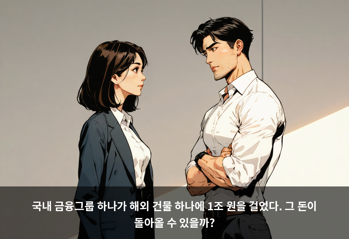국내 금융그룹 하나가 해외 건물 하나에 1조 원을 걸었다. 그 돈이 돌아올 수 있을까?