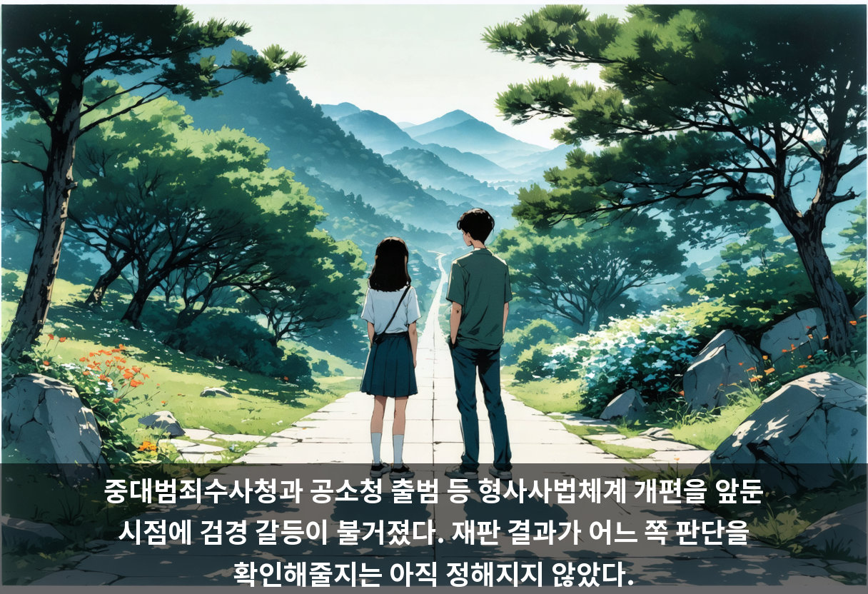 중대범죄수사청과 공소청 출범 등 형사사법체계 개편을 앞둔 시점에 검경 갈등이 불거졌다. 재판 결과가 어느 쪽 판단을 확인해줄지는 아직 정해지지 않았다.