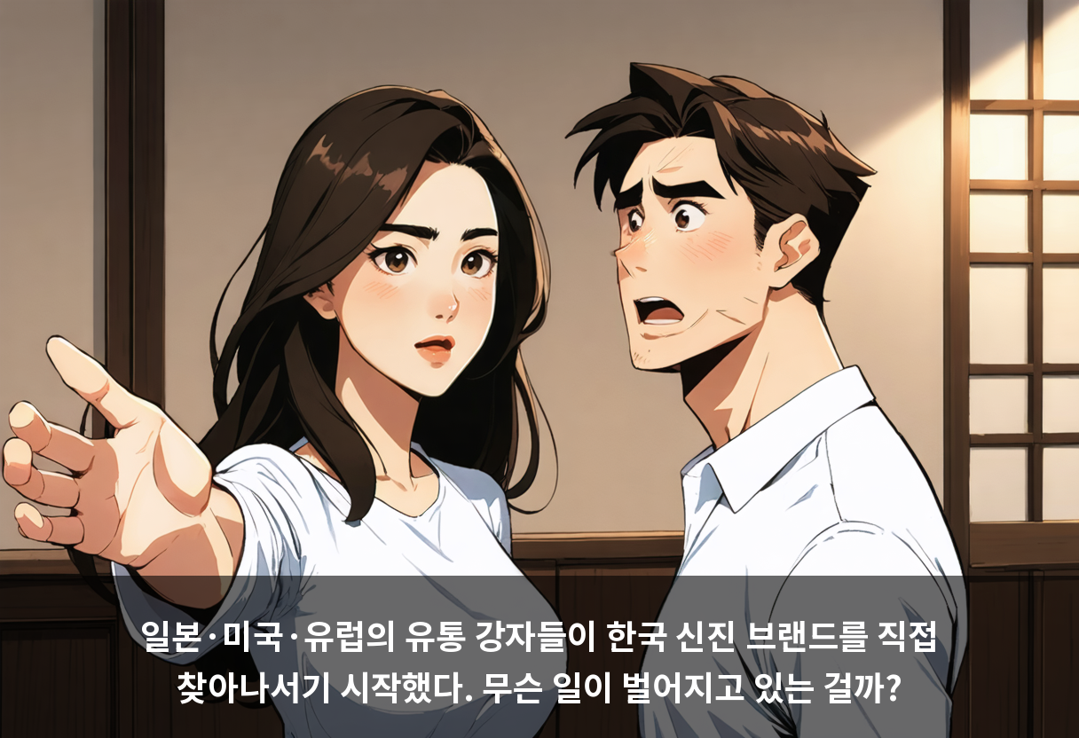 일본·미국·유럽의 유통 강자들이 한국 신진 브랜드를 직접 찾아나서기 시작했다. 무슨 일이 벌어지고 있는 걸까?