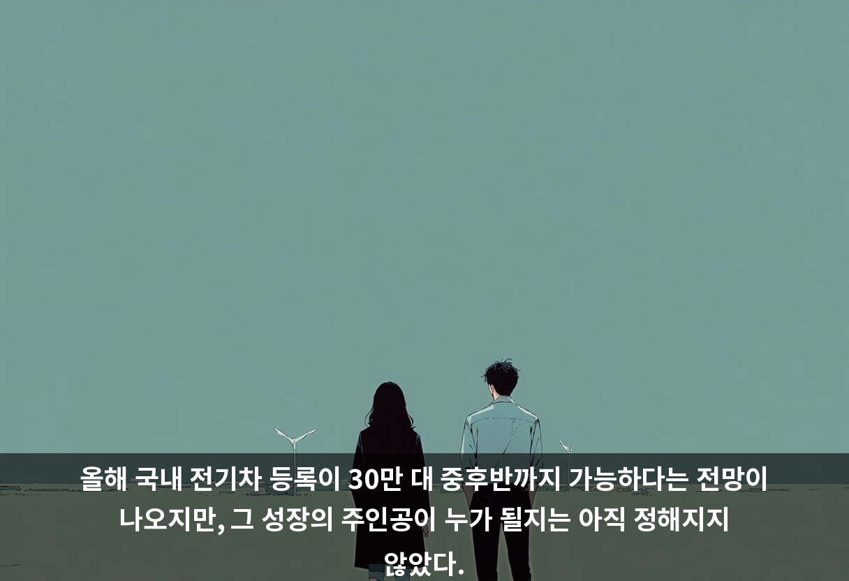 올해 국내 전기차 등록이 30만 대 중후반까지 가능하다는 전망이 나오지만, 그 성장의 주인공이 누가 될지는 아직 정해지지 않았다.