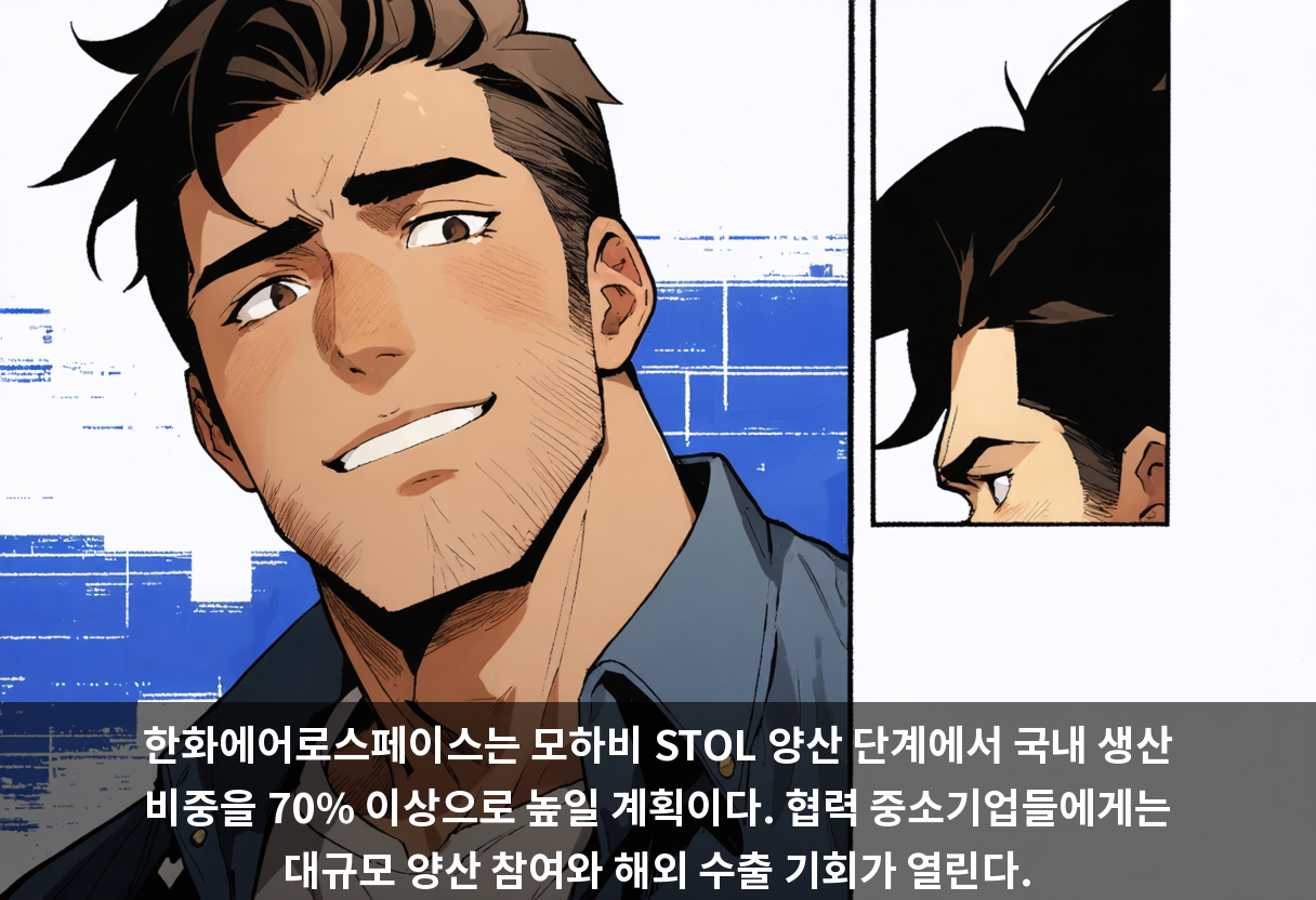 이 구조가 실현되면 국내 중소 무인기 기업들은 대규모 양산 기회와 함께 한화의 글로벌 수출 네트워크를 통해 해외 시장에 진출할 수 있게 된다.