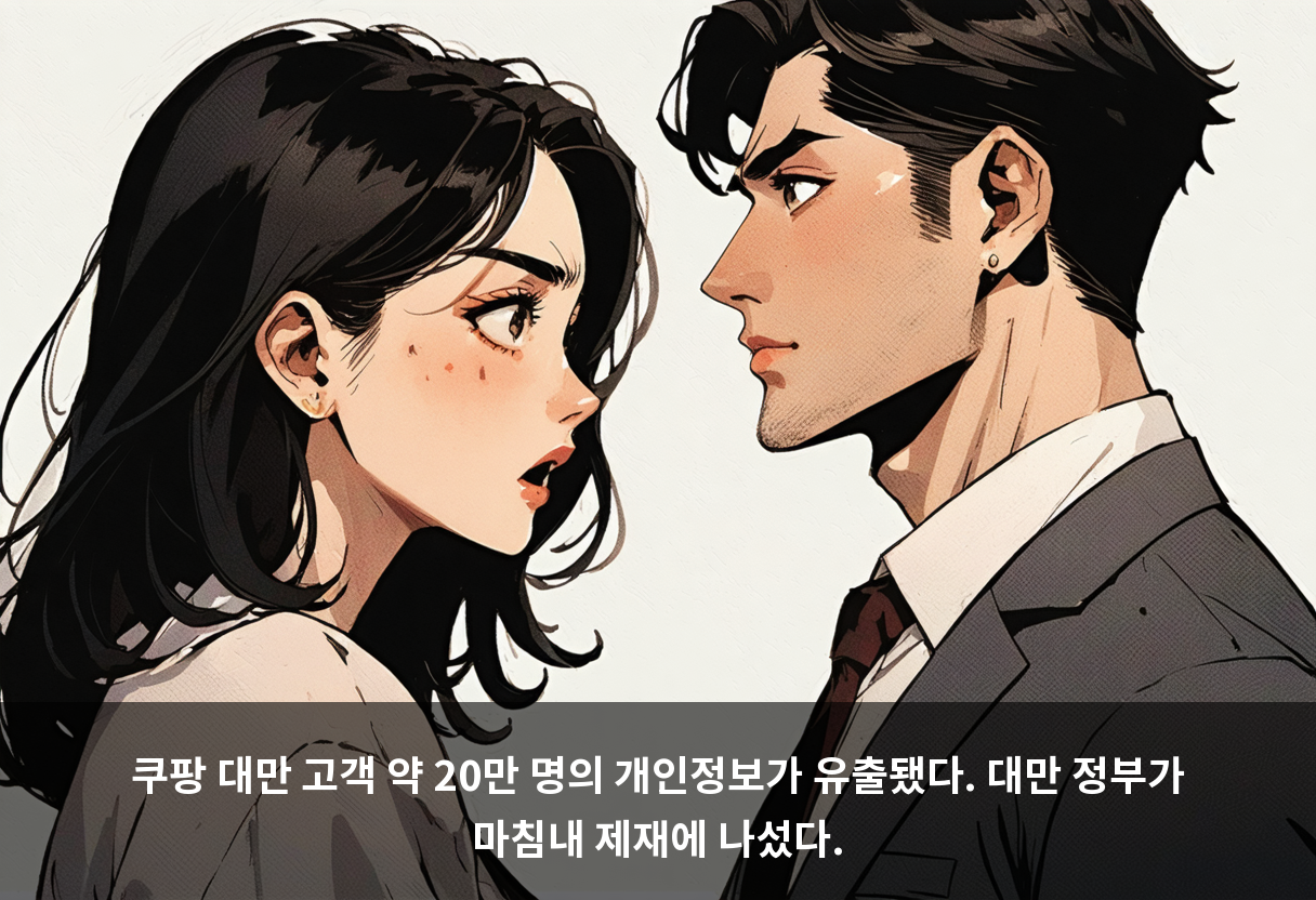 쿠팡 대만 고객 약 20만 명의 개인정보가 유출됐다. 대만 정부가 마침내 제재에 나섰다.