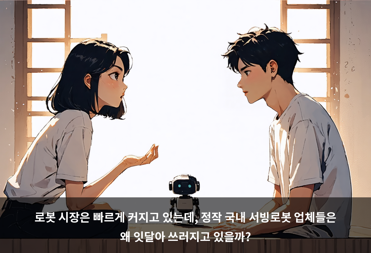 로봇 시장은 빠르게 커지고 있는데, 정작 국내 서빙로봇 업체들은 왜 잇달아 쓰러지고 있을까?