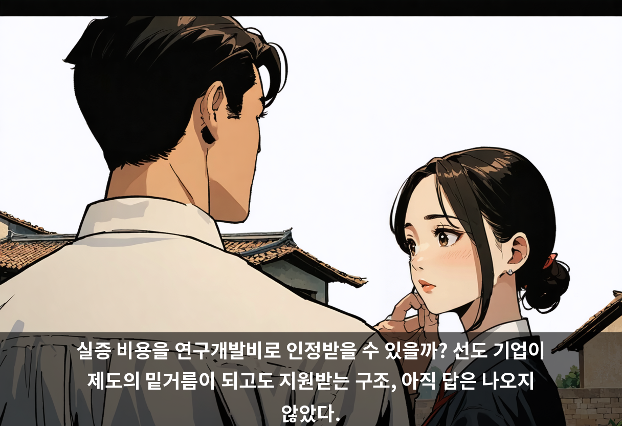 실증 비용을 연구개발비로 인정받을 수 있을까? 선도 기업이 제도의 밑거름이 되고도 지원받는 구조, 아직 답은 나오지 않았다.
