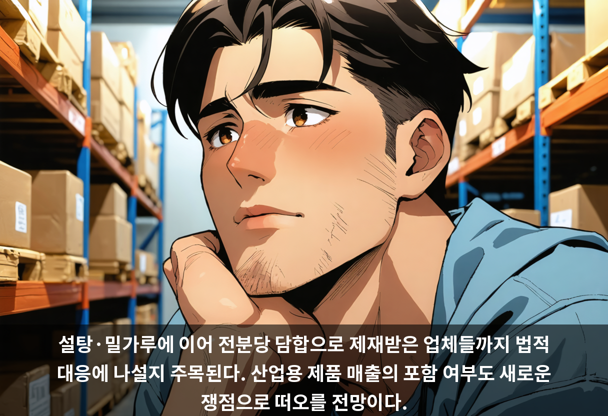 설탕·밀가루에 이어 전분당 담합으로 제재받은 업체들까지 법적 대응에 나설지 주목된다. 산업용 제품 매출의 포함 여부도 새로운 쟁점으로 떠오를 전망이다.