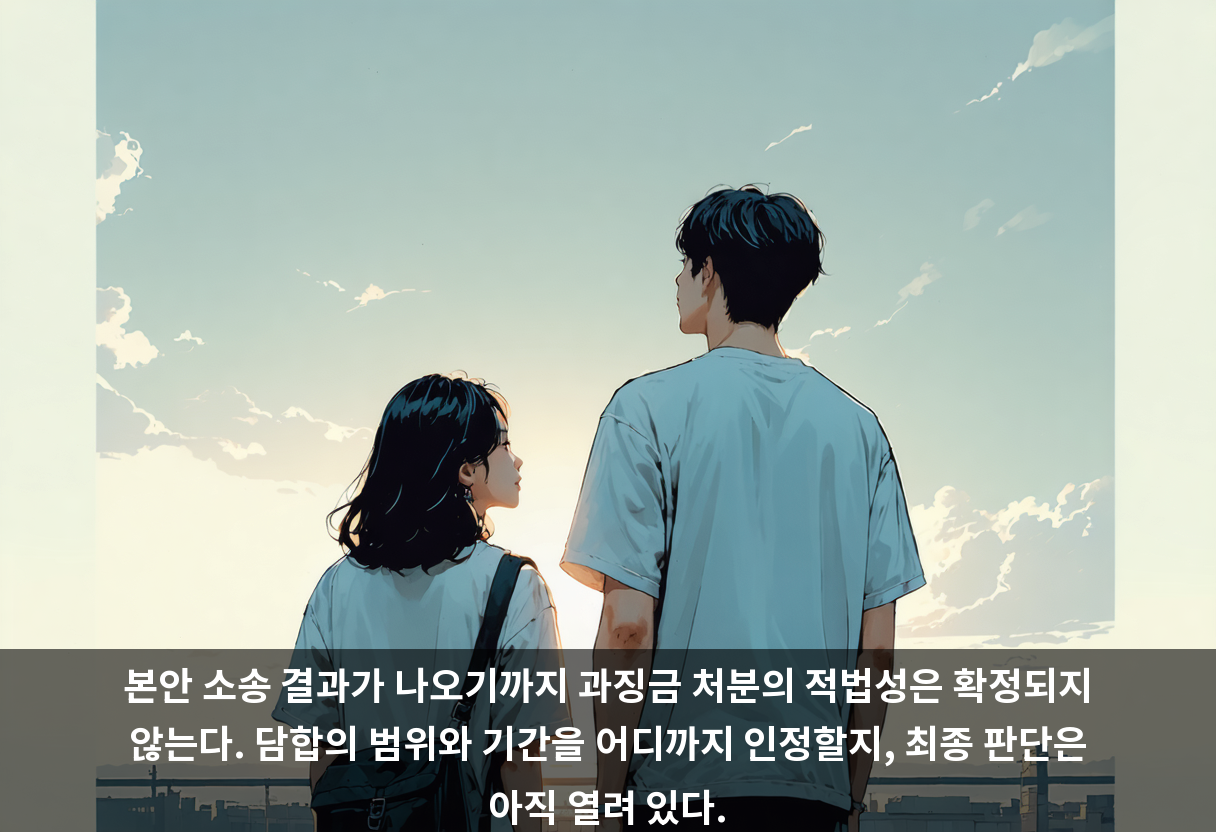 본안 소송 결과가 나오기까지 과징금 처분의 적법성은 확정되지 않는다. 담합의 범위와 기간을 어디까지 인정할지, 최종 판단은 아직 열려 있다.