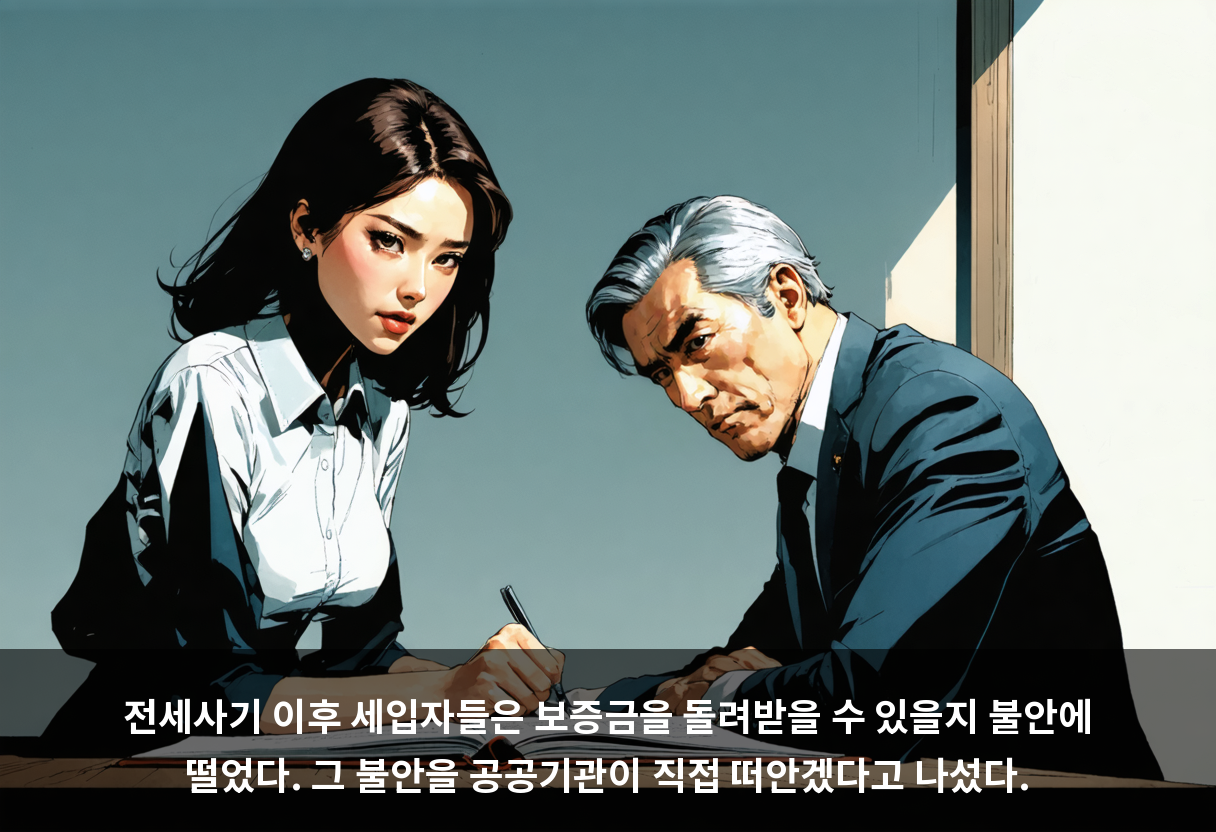 전세사기 이후 세입자들은 보증금을 돌려받을 수 있을지 불안에 떨었다. 그 불안을 공공기관이 직접 떠안겠다고 나섰다.