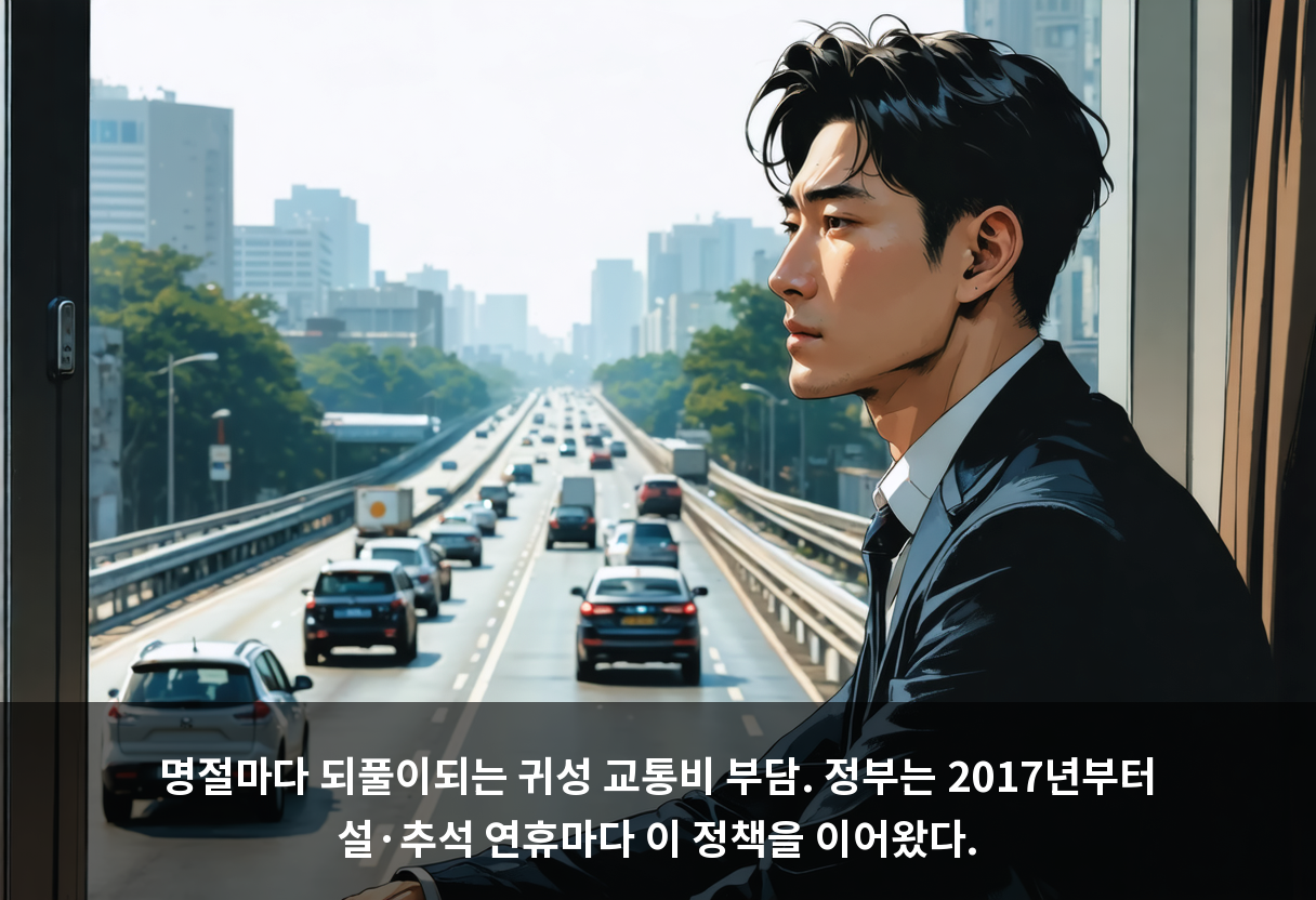 명절마다 되풀이되는 귀성 교통비 부담. 정부는 2017년부터 설·추석 연휴마다 이 정책을 이어왔다.
