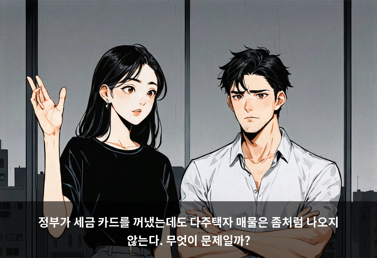 정부가 세금 카드를 꺼냈는데도 다주택자 매물은 좀처럼 나오지 않는다. 무엇이 문제일까?
