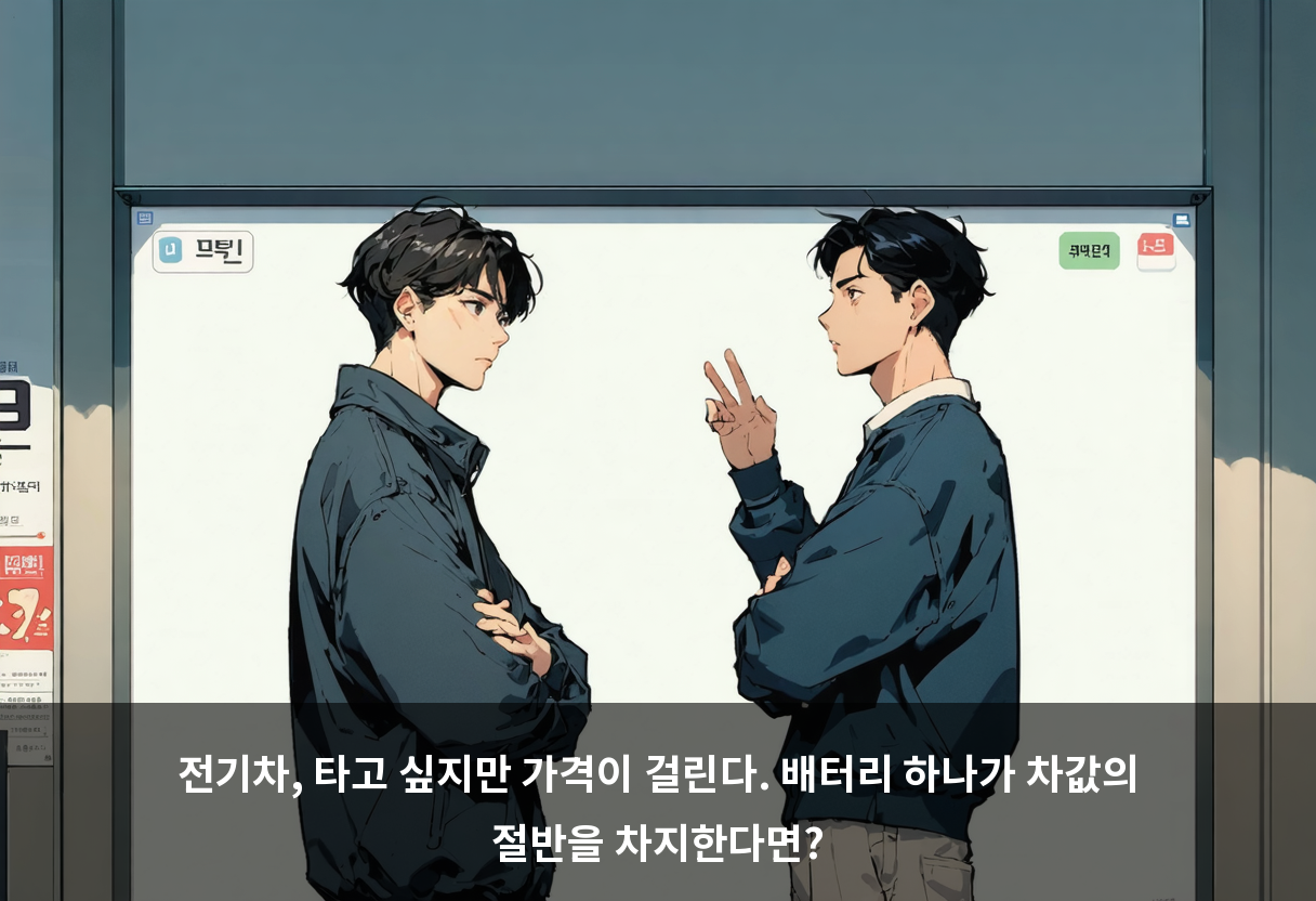 전기차, 타고 싶지만 가격이 걸린다. 배터리 하나가 차값의 절반을 차지한다면?