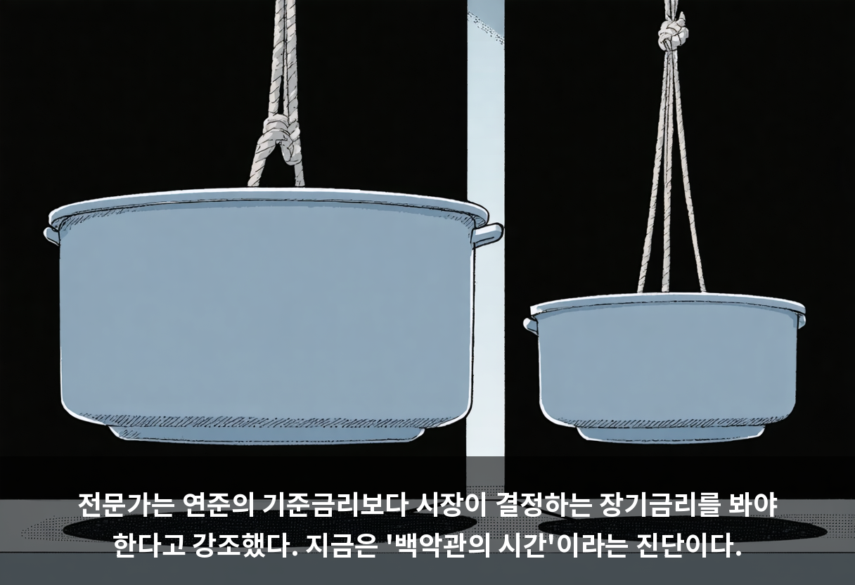 전문가는 연준의 기준금리보다 시장이 결정하는 장기금리를 봐야 한다고 강조했다. 지금은 '백악관의 시간'이라는 진단이다.
