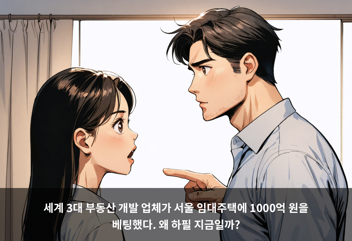 세계 3대 부동산 개발 업체가 서울 임대주택에 1000억 원을 베팅했다. 왜 하필 지금일까?