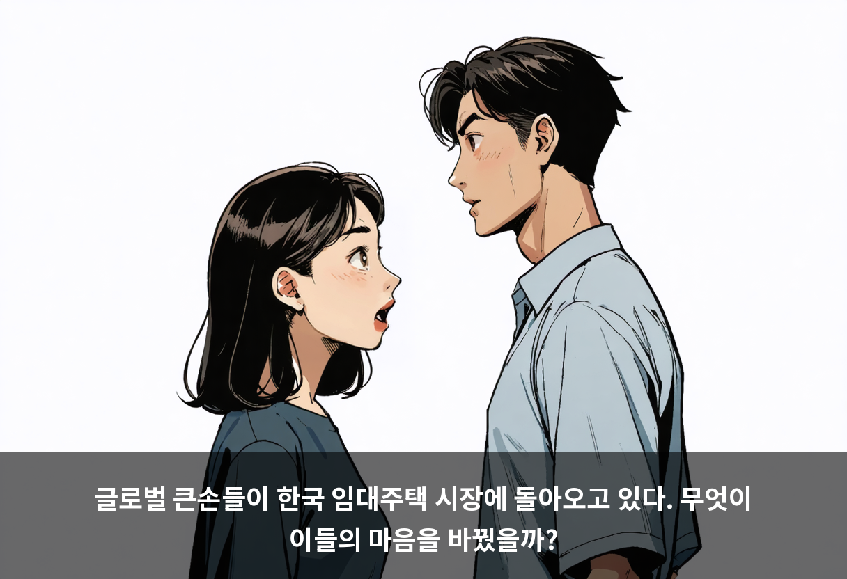 글로벌 큰손들이 한국 임대주택 시장에 돌아오고 있다. 무엇이 이들의 마음을 바꿨을까?