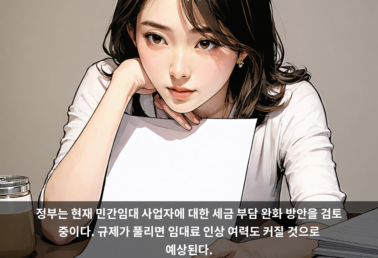 정부는 현재 민간임대 사업자에 대한 세금 부담 완화 방안을 검토 중이다. 규제가 풀리면 임대료 인상 여력도 커질 것으로 예상된다.